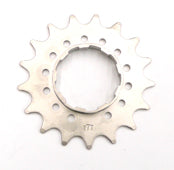 Cog - For Cassette Hub - Chromoly - 17T - 3/32 - Silver