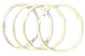 Spacer Alloy - Keywayed - For Cassette Hub - 3mm (Bag Of 4)