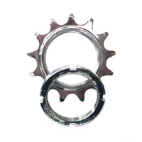 Fixed Cog - Screw On - Cro - Mo - 1/8 X 13T - Silver