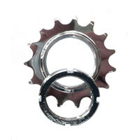 Fixed Cog - Screw On - Cro - Mo - 1/8 X 15T - Silver