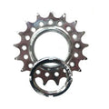 Fixed Cog - Screw On - Cro - Mo - 1/8 X 17T - Silver