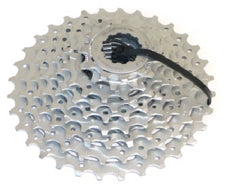 Sunrace Cassette - 9 Speed - 11 - 32T - Chrome