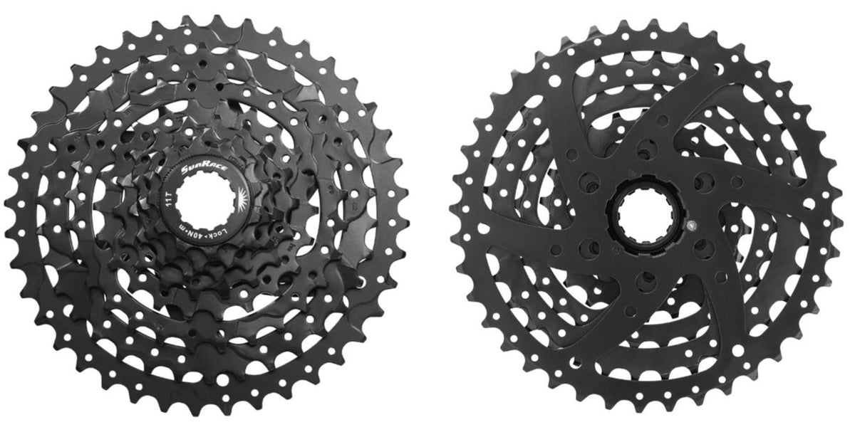 Sunrace 8 Speed Cassette - 11-40T - Black
