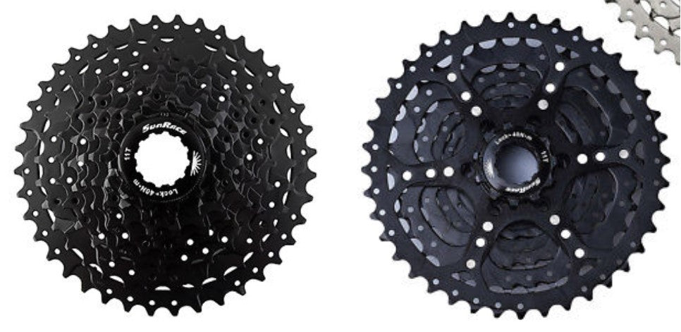 Sunrace 9 Speed Cassette - 11-40T - Black
