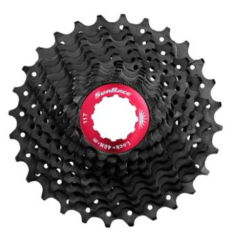 Sunrace 11 Speed Cassette - 11-36T - Black Chrome