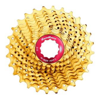 Sunrace 11 Speed Cassette - 11-28T - Titanium-Nitride