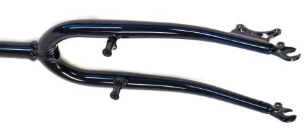 Fork 26 - Threadless - 1 1/8" (ID 25.4mm - Stem 300mm) Disc Brake Mount - Steel - Black