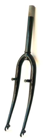 Fork 700 X 35C - Threaded 100mm - With Pivots - 1.1/8 / 28.6mm OD - 25.4mm ID - 230mm Stem - Blade 380mm - V - Brake
