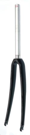 Fork 700 - Threadless - OD 1 1/8 / 28.6mm - ID 24.8mm - Carbon Fork Blades - Alloy Steerer