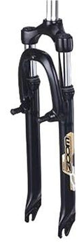 Suspension Fork 650B/27.5 - Threadless 1 1/8" - Preload - Black - Travel 60mm - Disc Brake & V - Brake