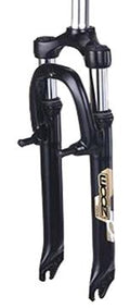 Zoom Suspension Fork 24" - Threadless 1 1/8" - V Brake With Disc Brake Mount - 63mm Travel - Black