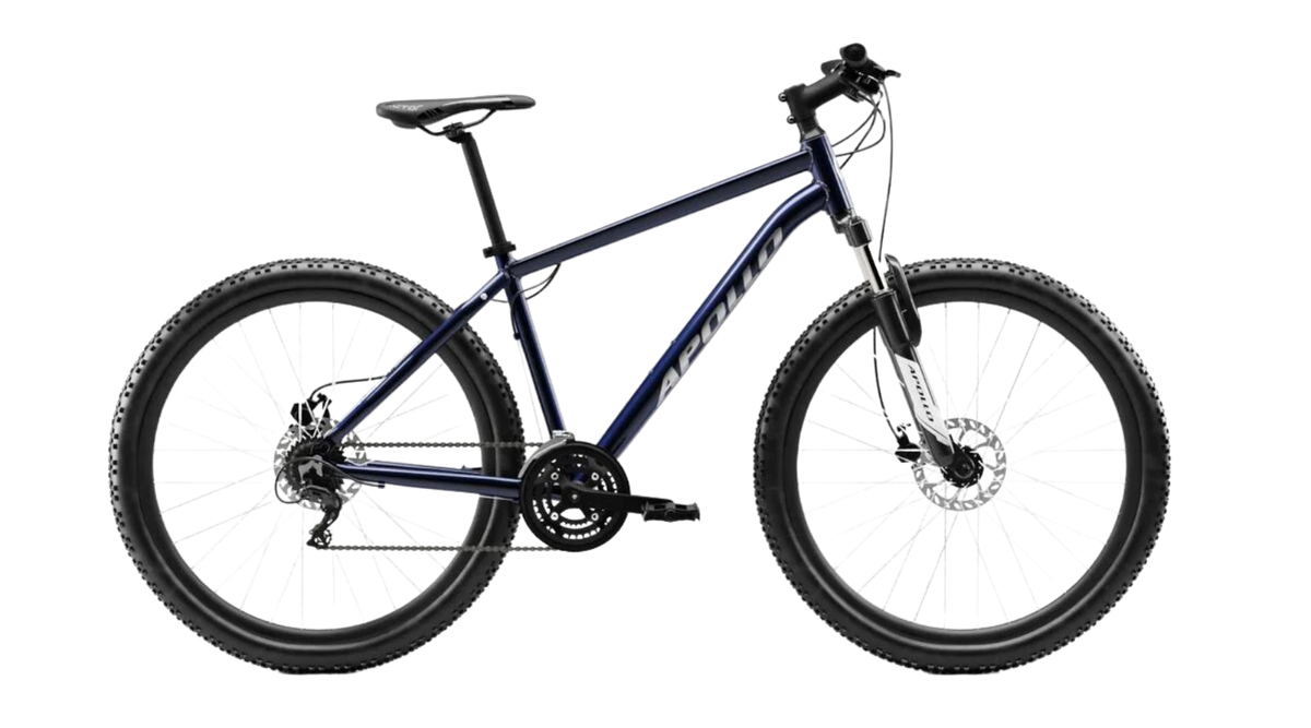Apollo Aspire 20 Mountain Bike - Gloss Navy Blue/Silver