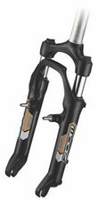 Suspension Fork 700C - Threaded 100mm - Black - 1 1/8" Stem 230mm - For V - Brake
