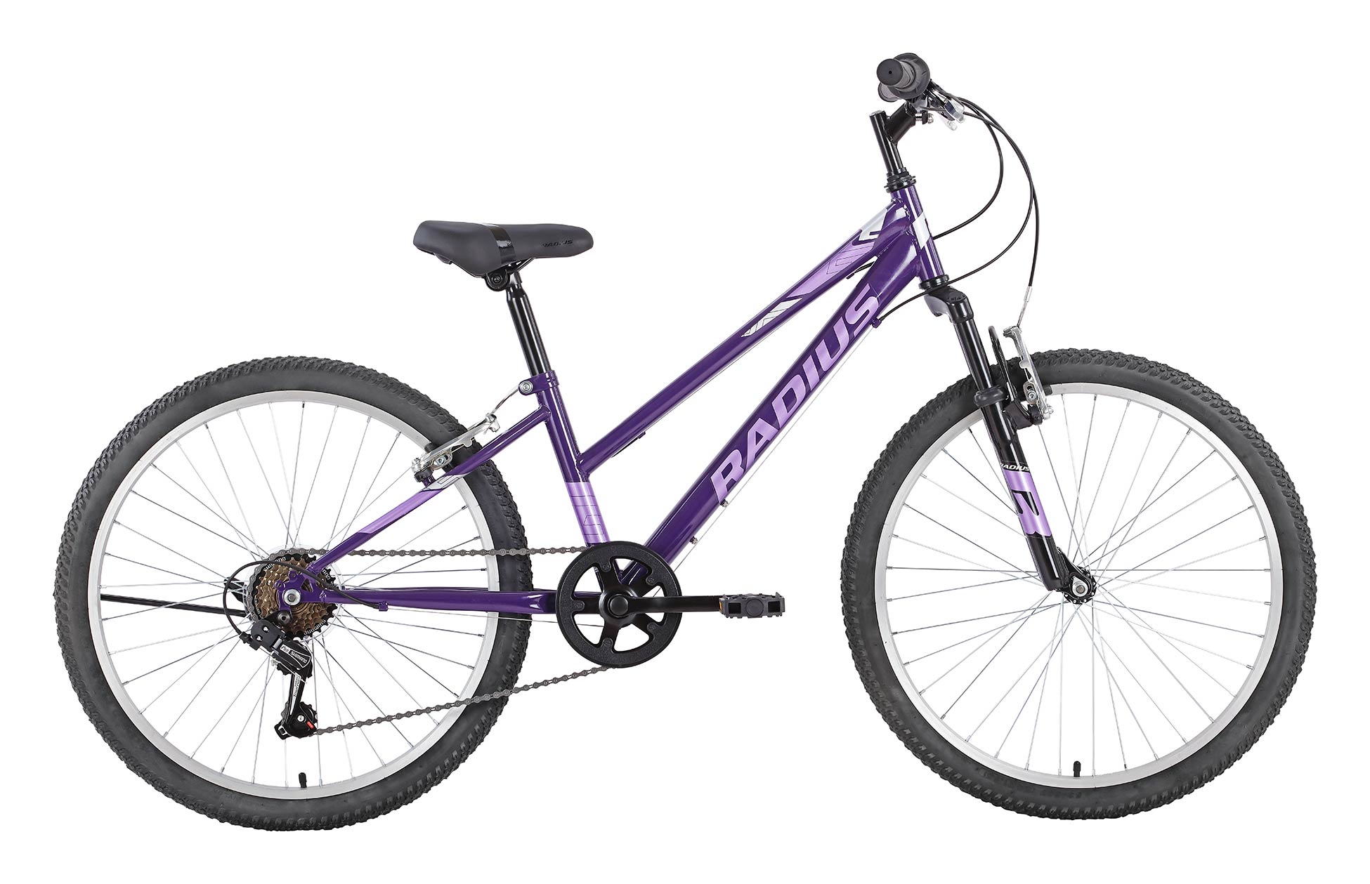 Radius Lynx Girls 24" Mountain Bike - Purple/Lavender