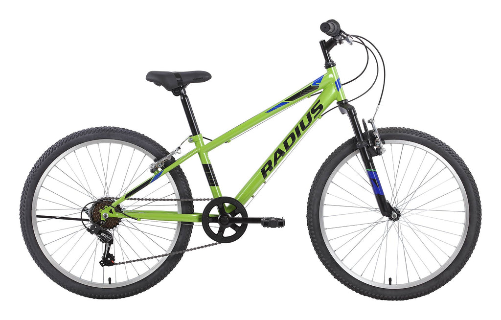 Radius Leopard 24" Boys Mountain Bike - Lime/Green