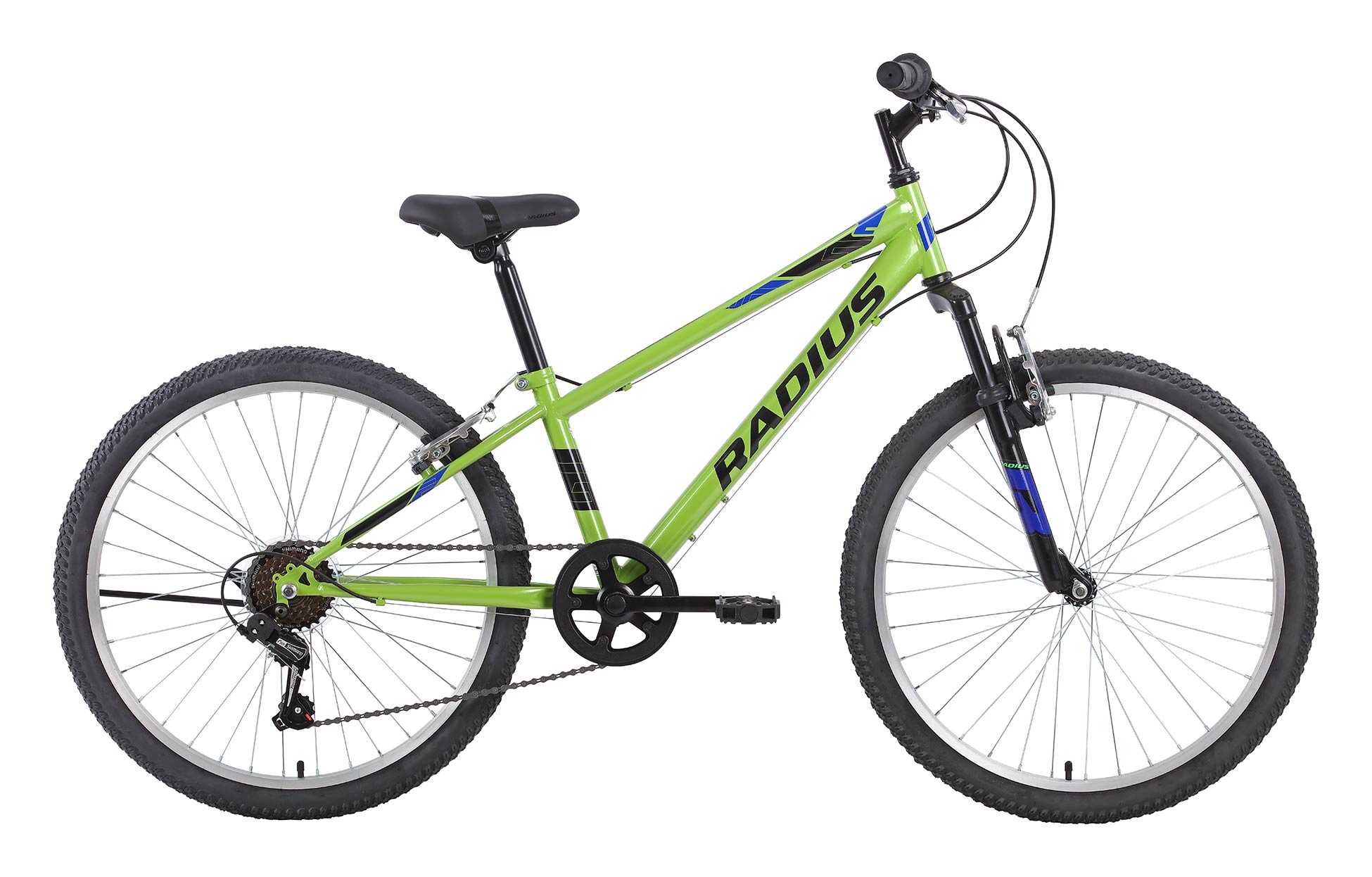 Radius Leopard 24" Boys Mountain Bike - Lime/Green