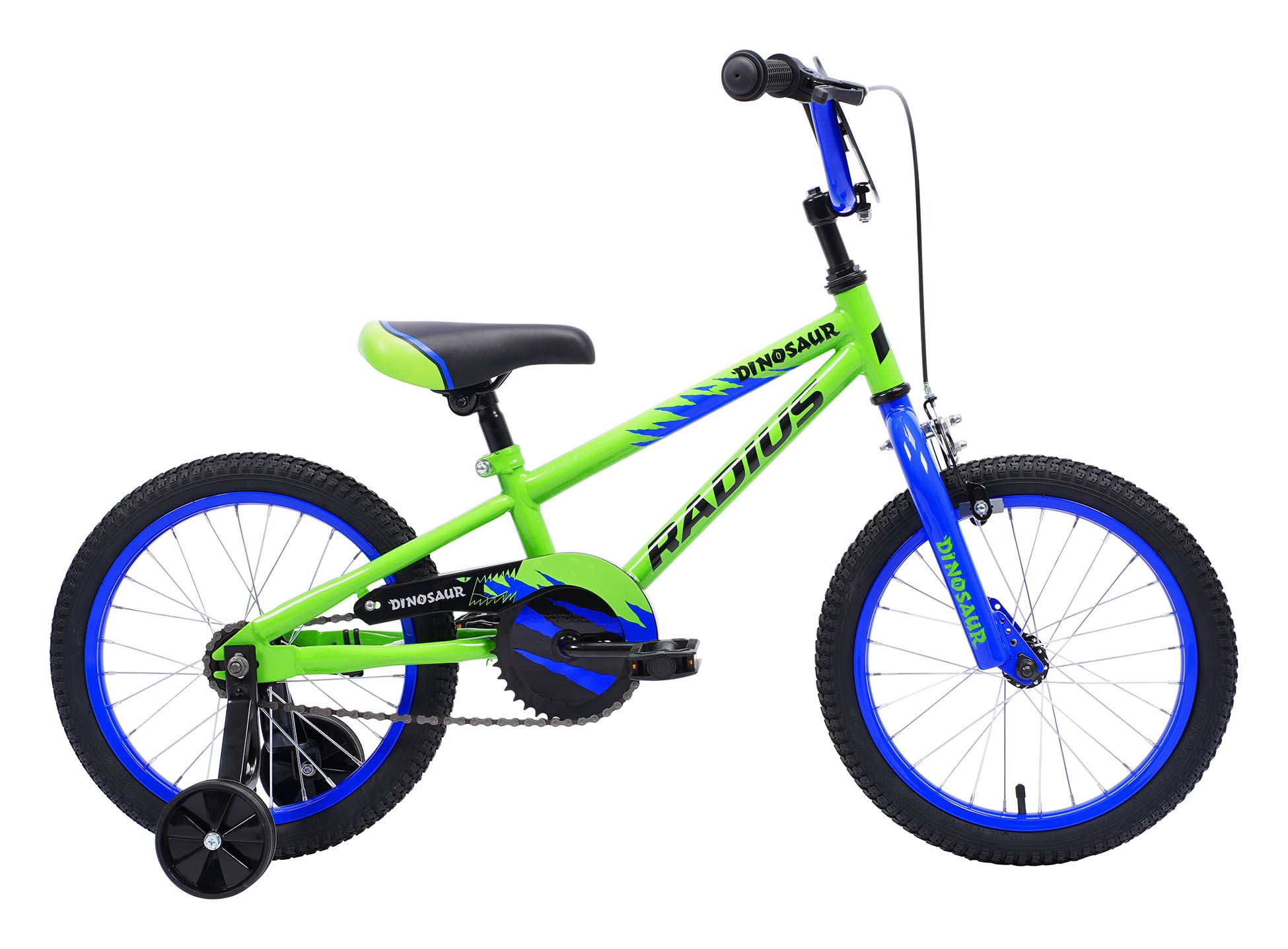 Radius Dinosaur Boys 16" Bike - Green/Blue