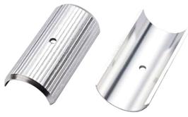 Handlebar Shim 25.4 X 22.2 Alloy Silver Length 50mm