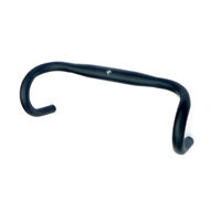 Handlebar 31.8mm - 38cm Wide - 125mm Drop - 6061 Alloy - Black