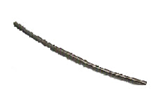 Handlebar 25.4mm - 56cm Wide - Almost Straight - Alloy Black Mj Branding