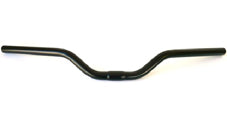 Handlebar 25.4mm - 64cm Wide - 60mm Rise - Steel Black