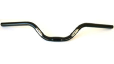 Handlebar 25.4mm - 63cm Wide - 90mm Rise - Steel Black