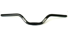 Handlebar 25.4mm - 63cm Wide - 90mm Rise - Alloy Black
