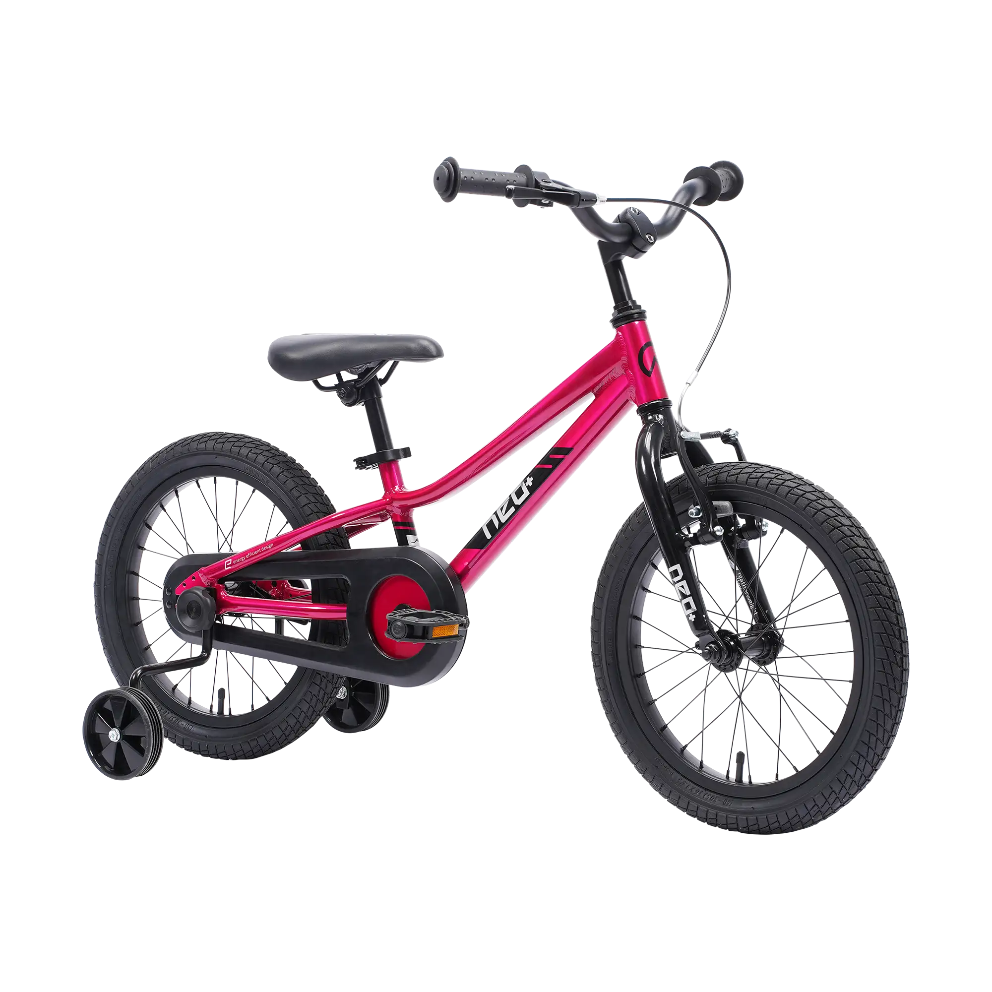 Neo+ 16 Girls 16" Bike - Chrome Pink