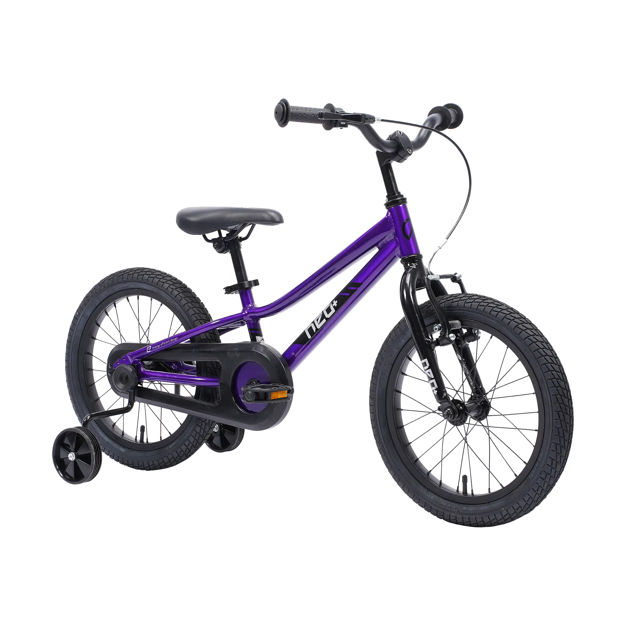 Neo+ 16 Girls 16" Bike - Chrome Purple