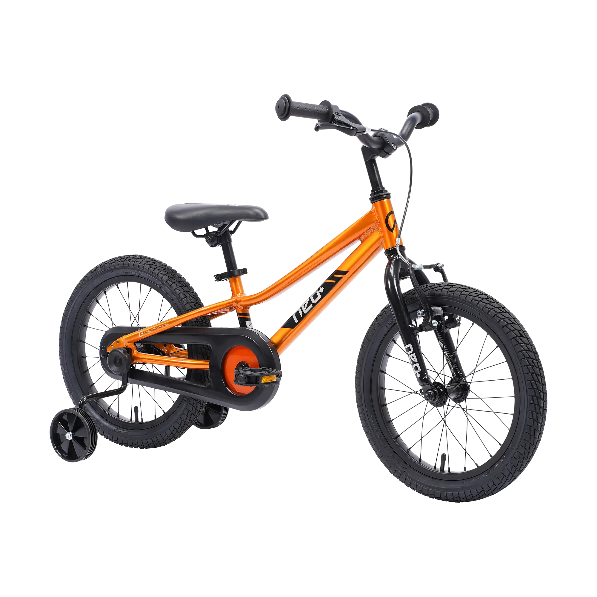 Neo+ 16 Boys 16" Bike - Chrome Orange