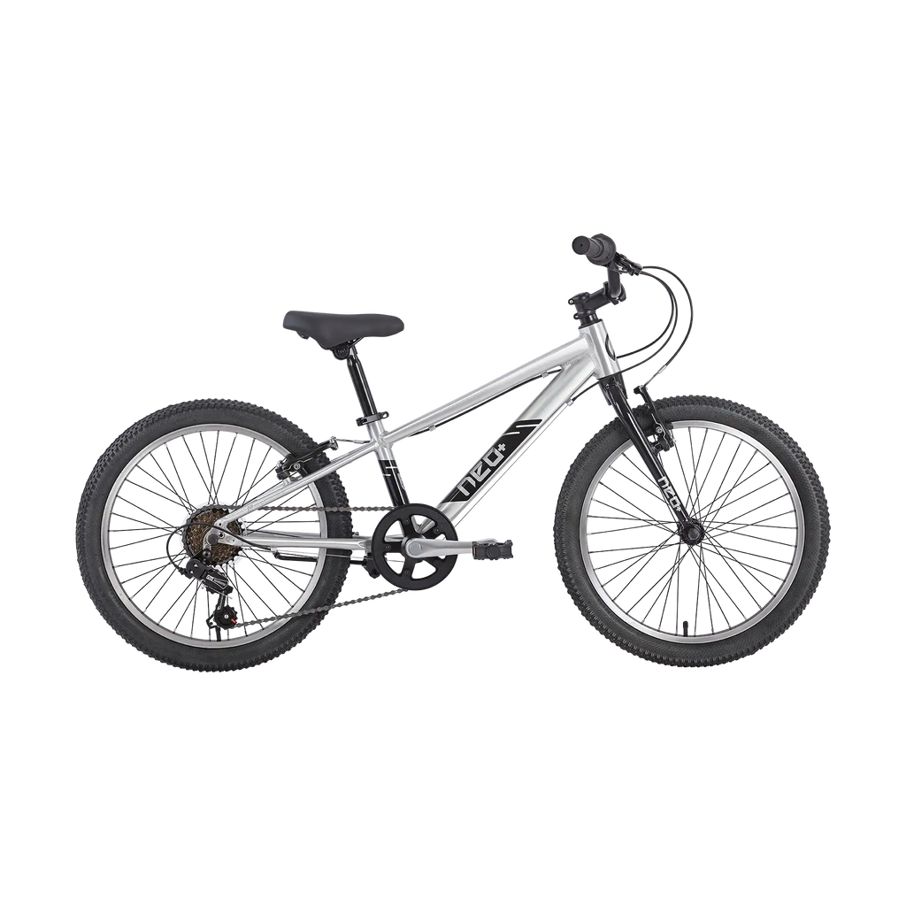 Neo+ 20 Boys 6 Speed 20" Bike - Brushed Alloy