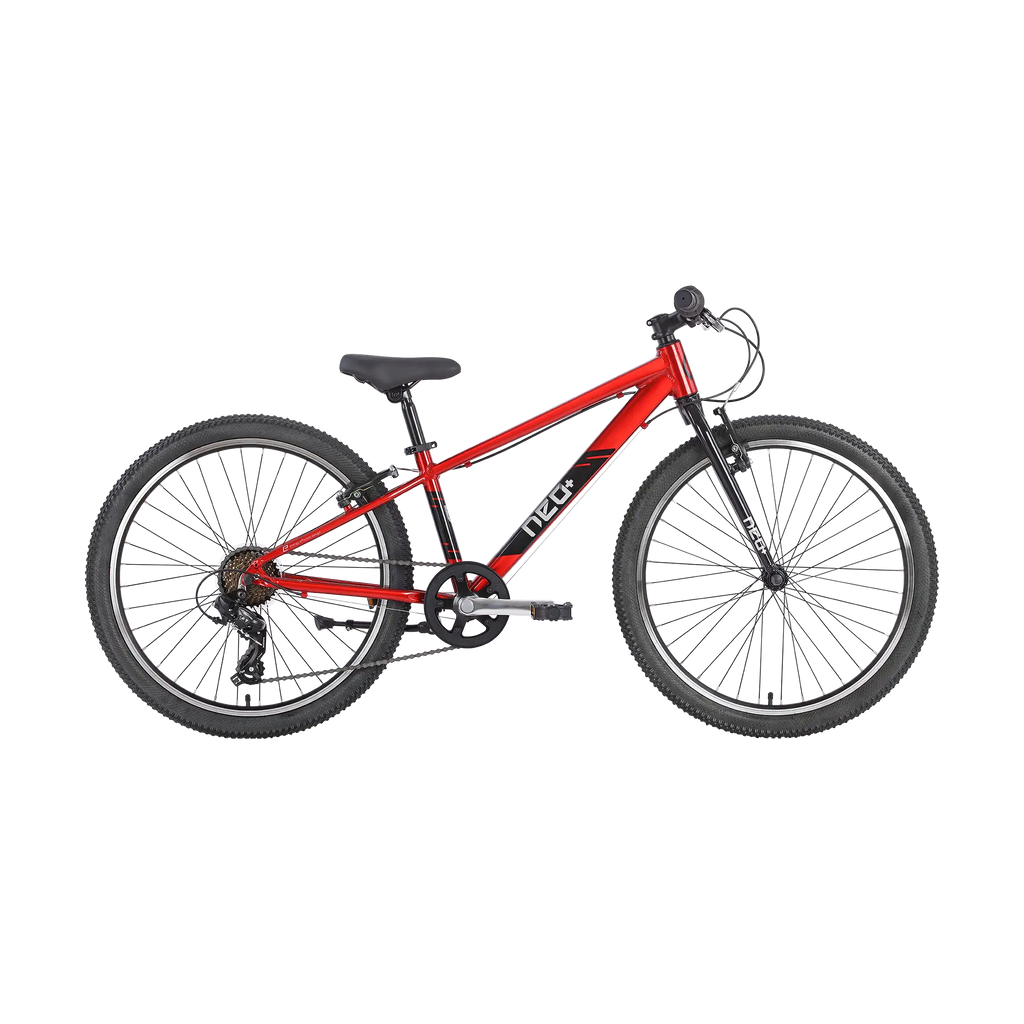 Neo+ 24 7 Speed Boys 24" Bike - Chrome Red