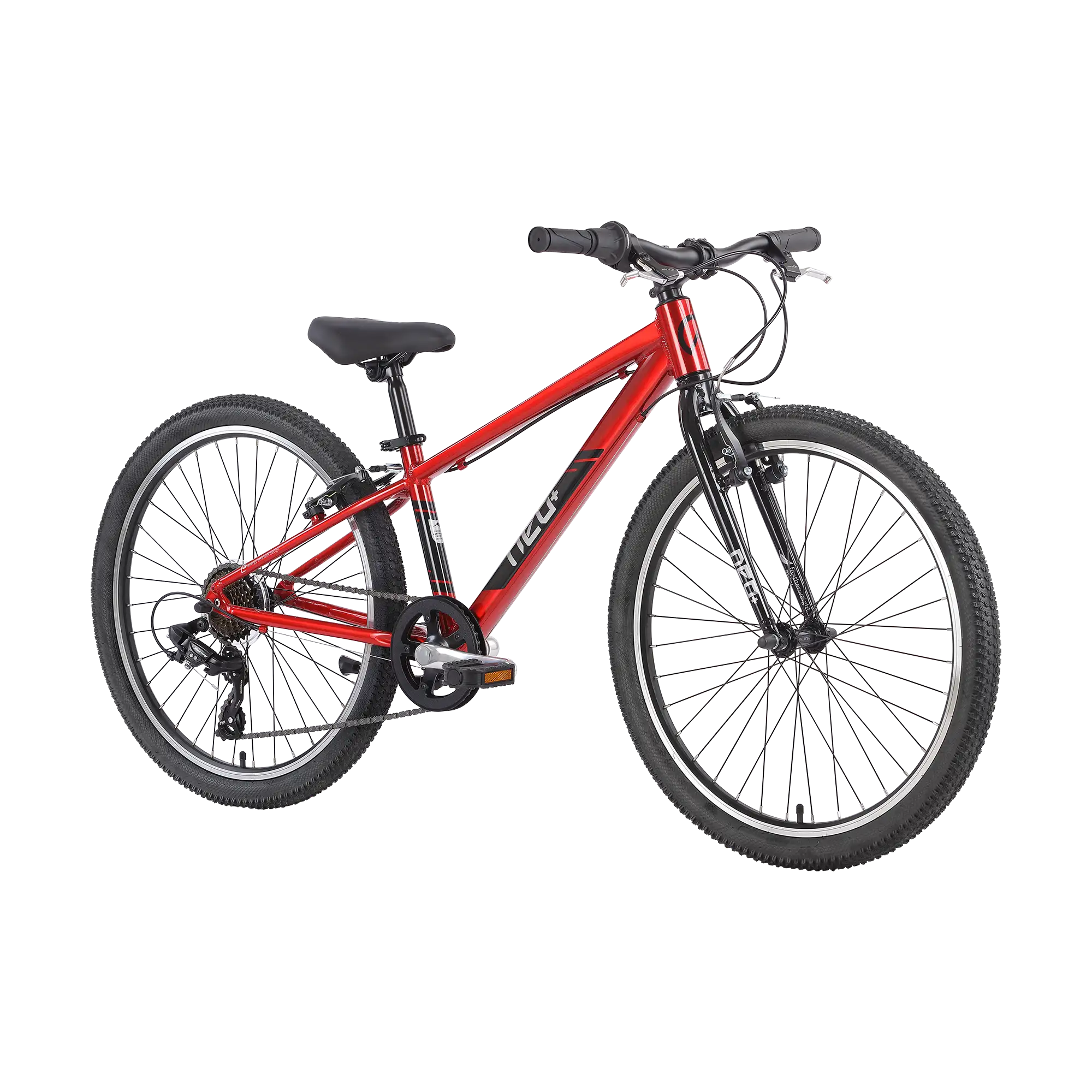 Neo+ 24 7 Speed Boys 24" Bike - Chrome Red