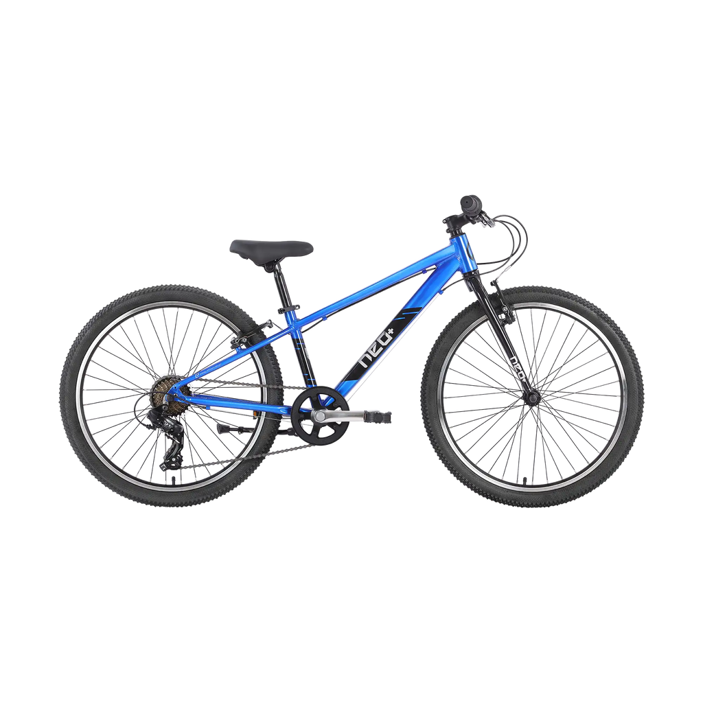 Neo+ 24 7 Speed Boys 24" Bike - Chrome Blue