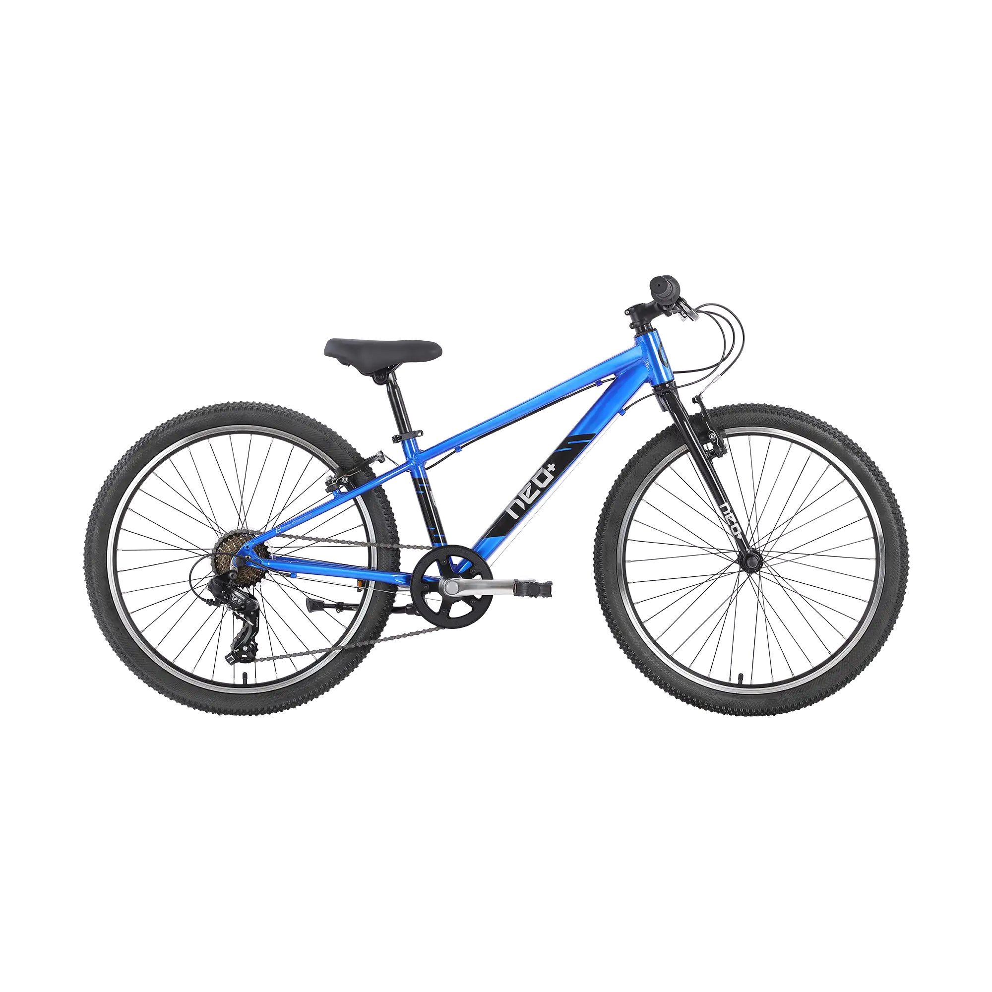 Neo+ 24 7 Speed Boys 24" Bike - Chrome Blue