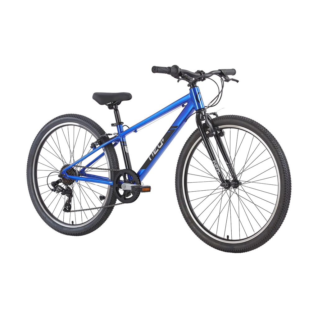 Neo+ 26 7 Speed Boys 26" Bike - Chrome Blue