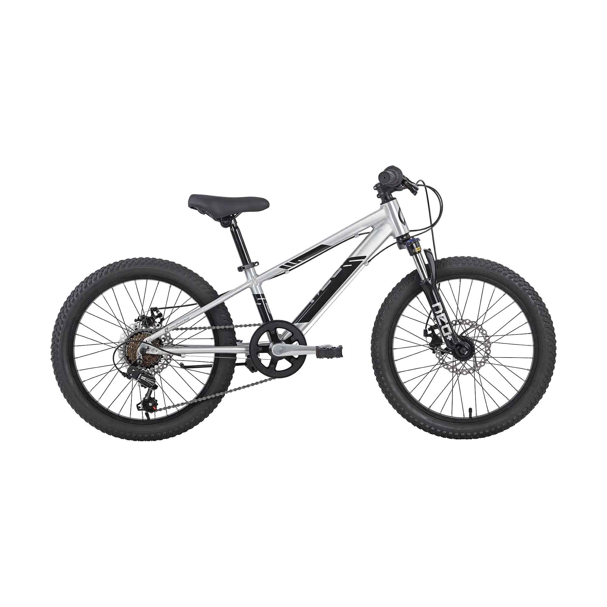 Neo Disc+ Kids 20" Mountain Bike - Brushed Alloy