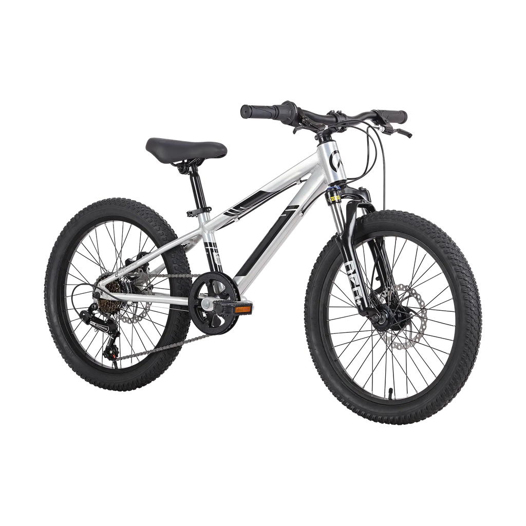 Neo Disc+ Kids 20" Mountain Bike - Brushed Alloy