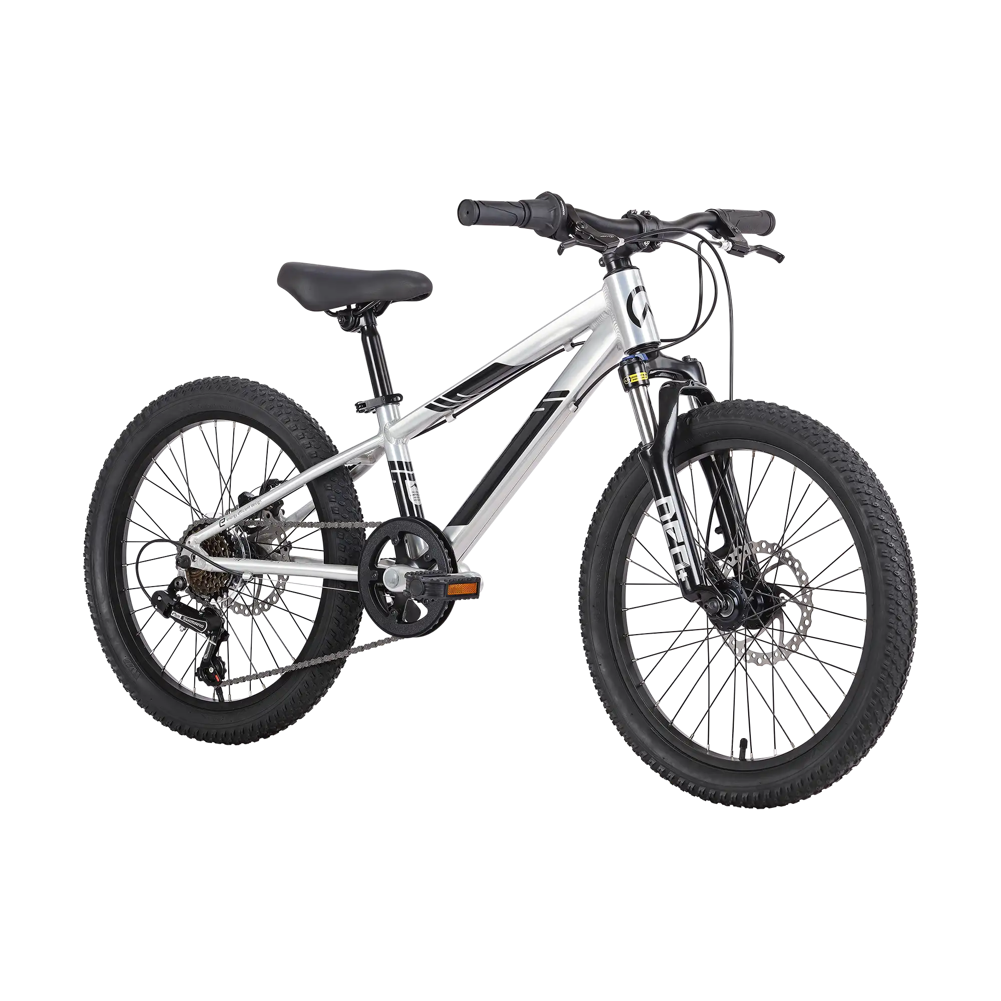 Neo Disc+ Kids 20" Mountain Bike - Brushed Alloy
