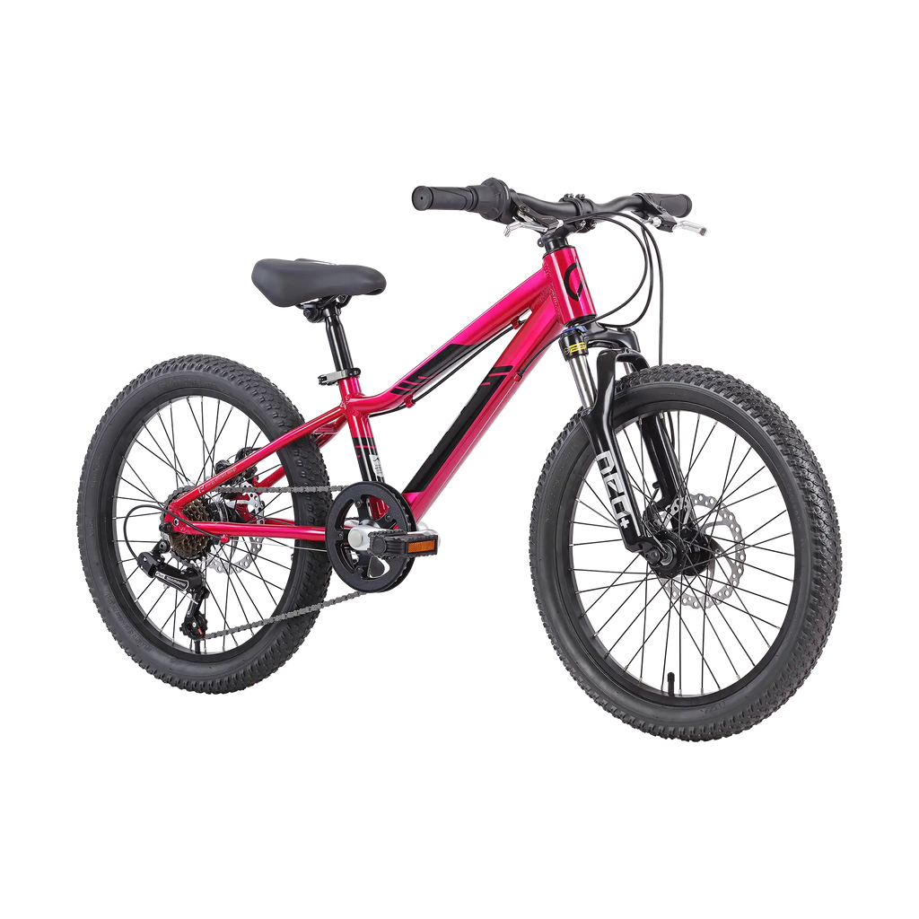 Neo Disc+ Girls 20" Mountain Bike - Chrome Pink