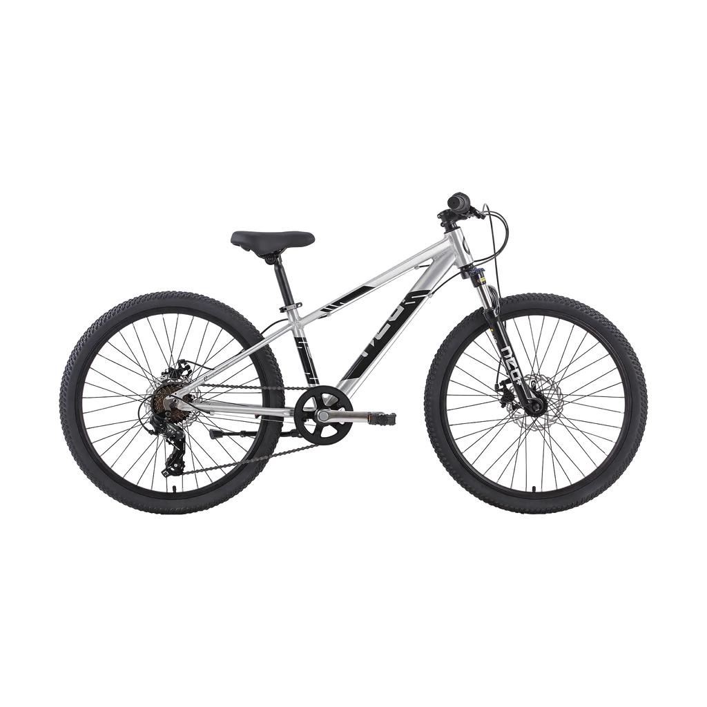 Neo Disc+ Boys 24" Mountain Bike - Brushed Alloy