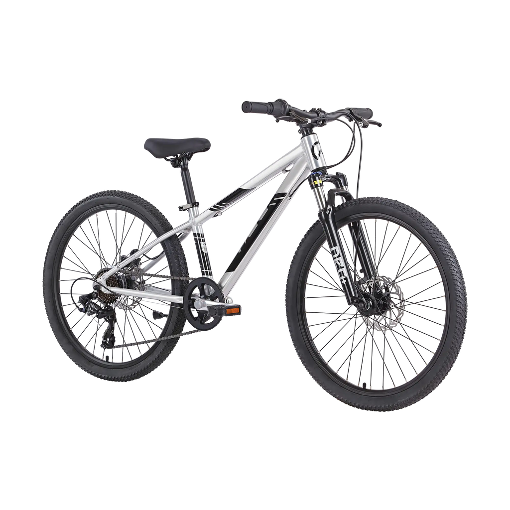 Neo Disc+ Boys 24" Mountain Bike - Brushed Alloy