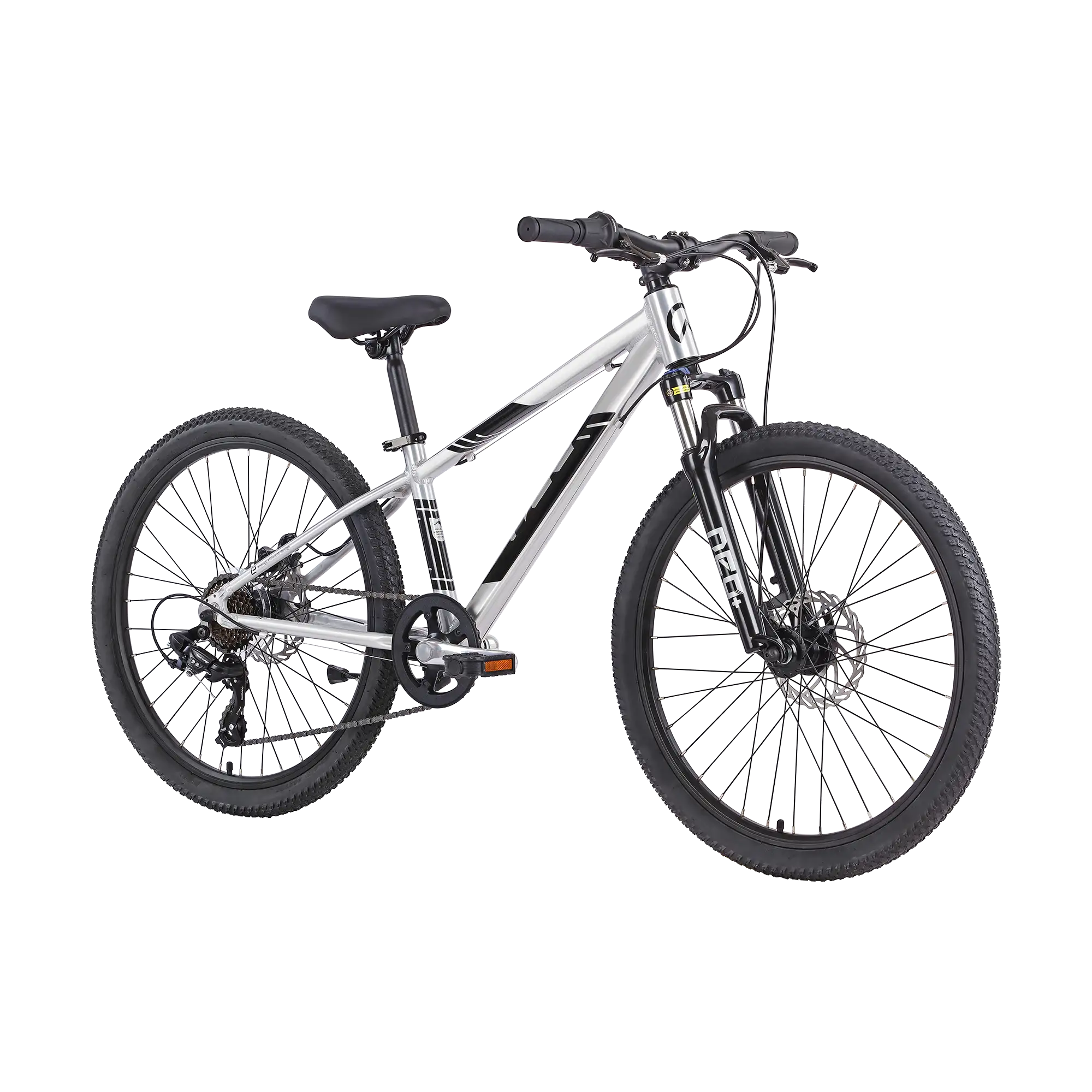 Neo Disc+ Boys 24" Mountain Bike - Brushed Alloy