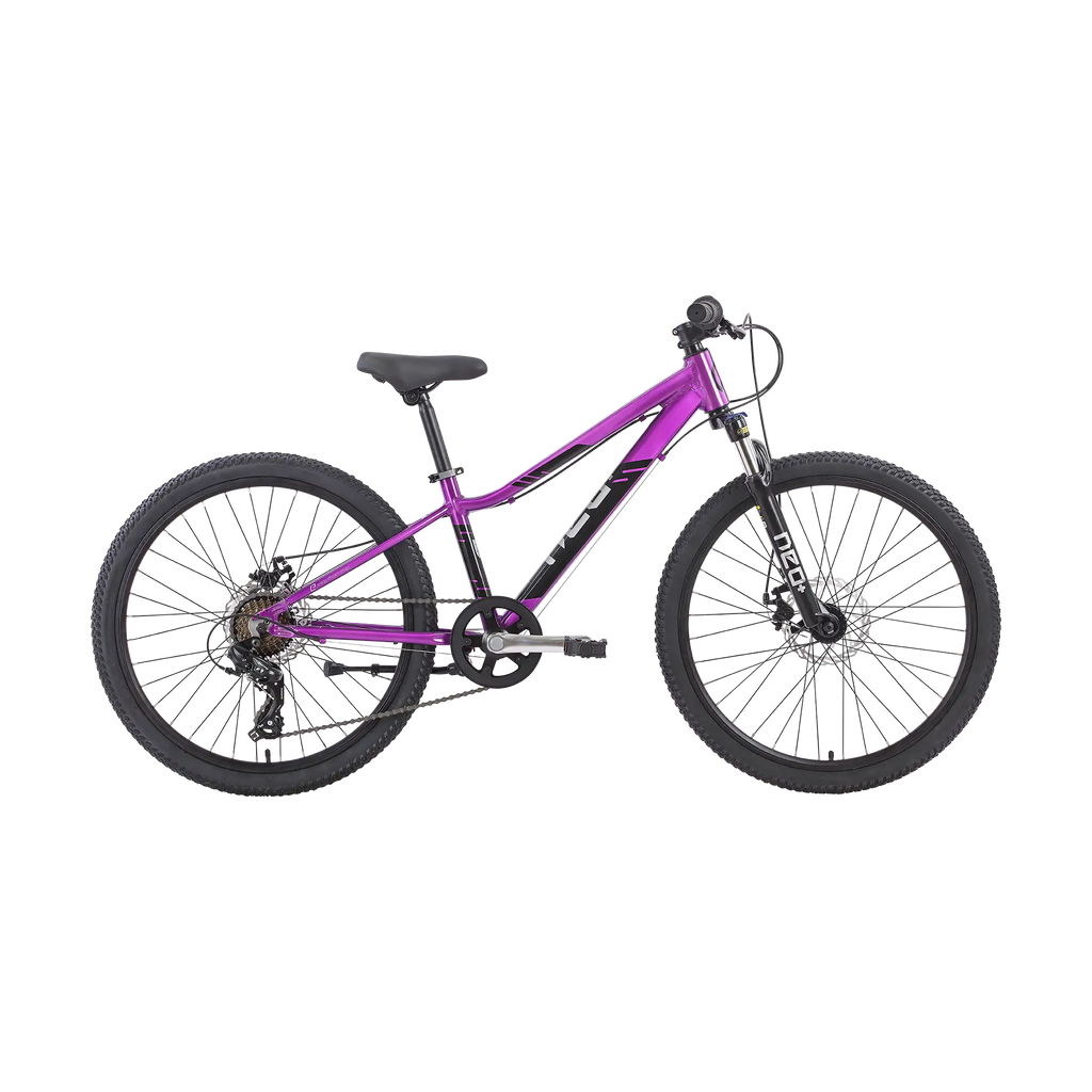 Neo Disc+ Girls 24" Mountain Bike - Chrome Purple