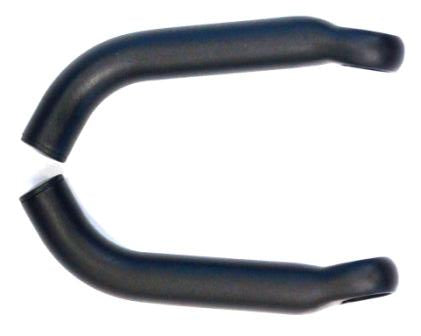 Nitro Alloy Bar Ends - 125mm Length - Black