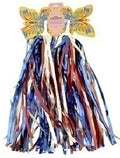 Streamers - Silver Red Blue (Butterfly)
