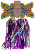 Streamers Laser Finish With Sequins - Silver Purple (Butterfly)