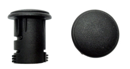 Handlebar Plug - Allen Key Type Locking - Black - 18mm Dia