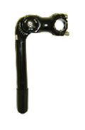 Adjust Quill Stem - Black - 80mm Ext - Dia 22.2mm - For 25.4mm H/Bar