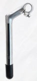 Quill Stem 25.4mm Dia - 80mm Ext - BB 25.4 - R30 Degree - Silver
